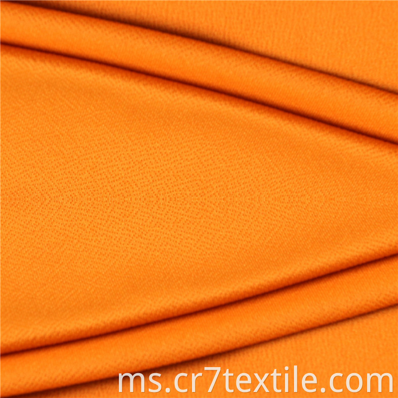 Wool Peach Polyester 4 Way Spandex Knitted Fabric